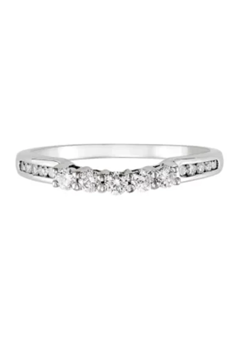 1/3 ct. t.w. Diamond Band Ring in 14K White Gold