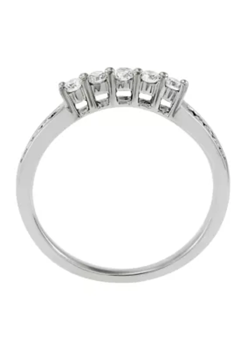 1/3 ct. t.w. Diamond Band Ring in 14K White Gold