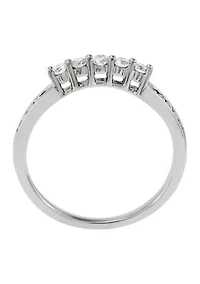 1/3 ct. t.w. Diamond Band Ring in 14K White Gold