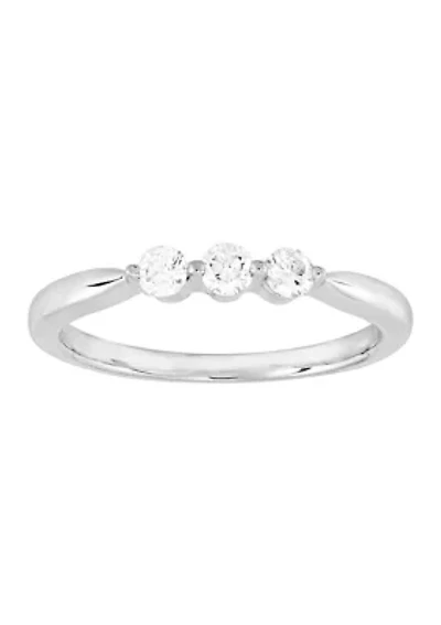 1/4 ct. t.w. Diamond Wedding Ring in 10K White Gold