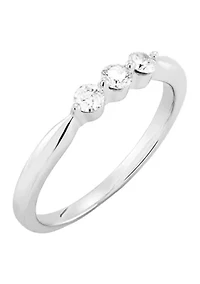 1/4 ct. t.w. Diamond Wedding Ring in 10K White Gold