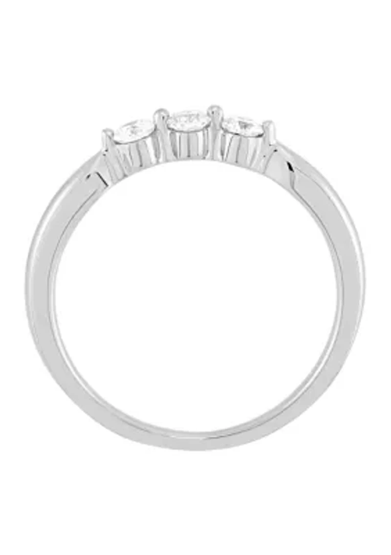 1/4 ct. t.w. Diamond Wedding Ring in 10K White Gold