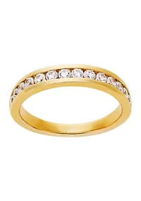 Grown With Love 1/2 ct. t.w. Lab Grown Diamond Wedding Band in 14K Yellow Gold