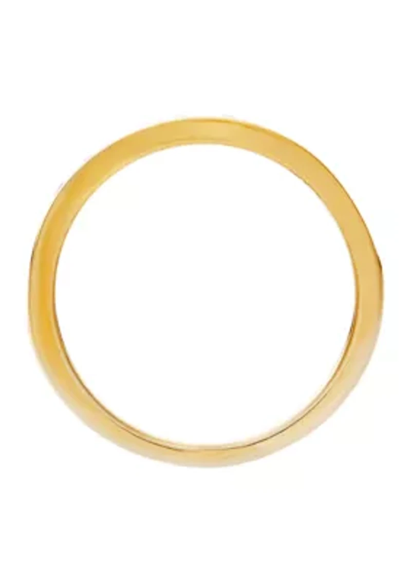 Grown With Love 1/2 ct. t.w. Lab Grown Diamond Wedding Band in 14K Yellow Gold
