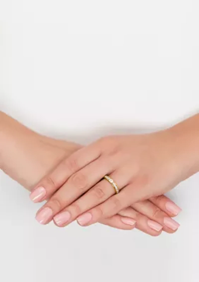 Grown With Love 1/2 ct. t.w. Lab Grown Diamond Wedding Band in 14K Yellow Gold