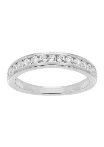 Grown With Love 1/2 ct. t.w. Lab Grown Diamond Wedding Band in 14K Gold