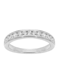Grown With Love 1/2 ct. t.w. Lab Grown Diamond Wedding Band in 14K White Gold