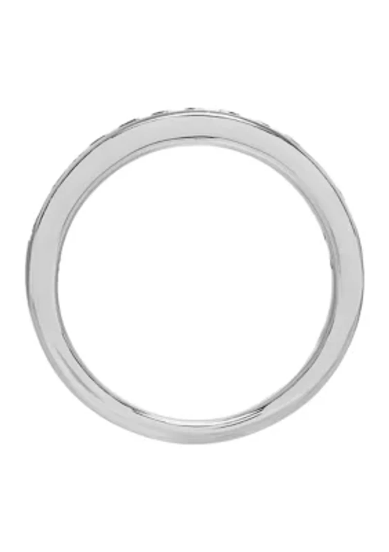 Grown With Love 1/2 ct. t.w. Lab Grown Diamond Wedding Band in 14K White Gold