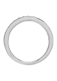 Grown With Love 1/2 ct. t.w. Lab Grown Diamond Wedding Band in 14K White Gold