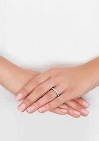 Grown With Love 1/2 ct. t.w. Lab Grown Diamond Wedding Band in 14K White Gold
