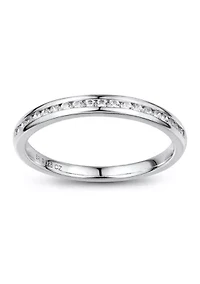 1/5 ct. t.w. Lab Diamond Wedding Ring in 14K White Gold