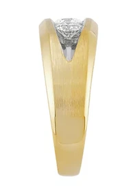 Men's 1 ct. t.w. Lab Grown Diamond Ring in 10K Yellow Gold
