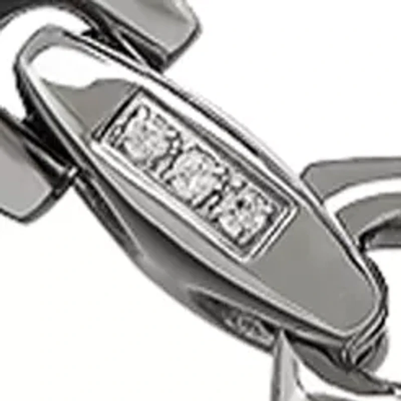Stainless Steel Cubic Zirconia Chain Bracelet