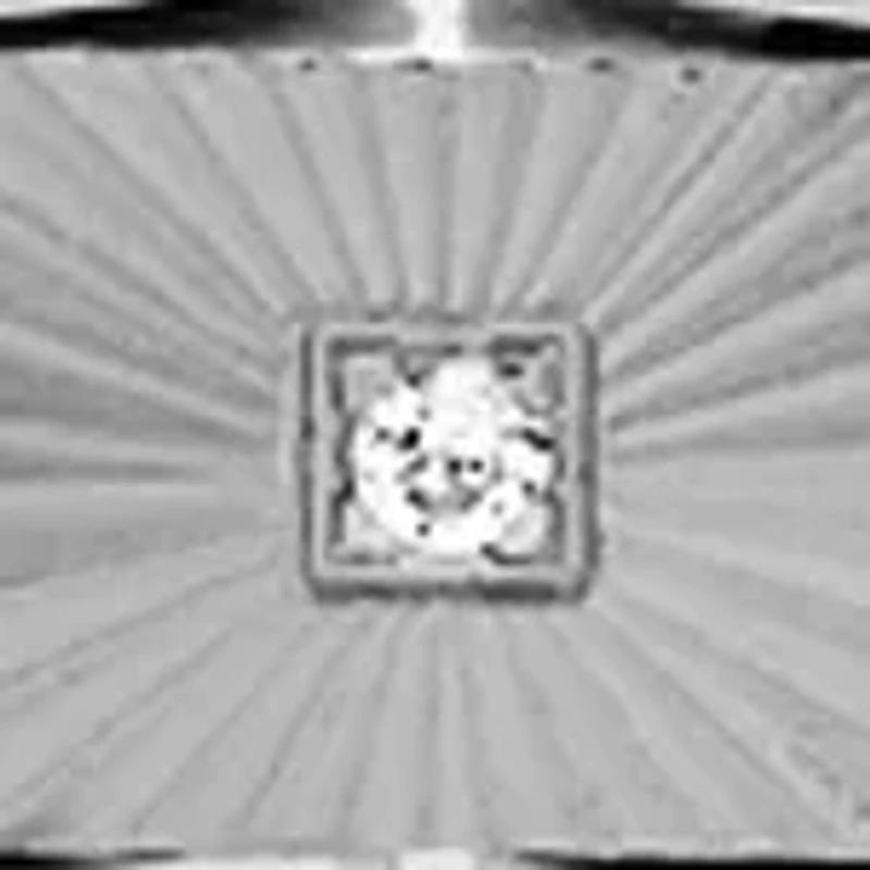 Cubic Zerconia Link Bracelet in Stainless Steel