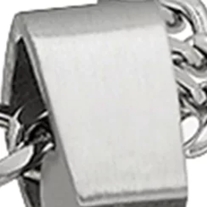 Men's Stainless Steel CZ Cross Pendant Necklace