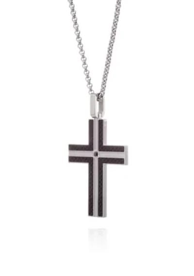 Cubic Zirconium Cross Pendant