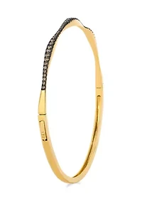 Chocolatier® Bangle featuring 1/2 ct. t.w. Chocolate Diamonds® set in 14K Honey Gold™