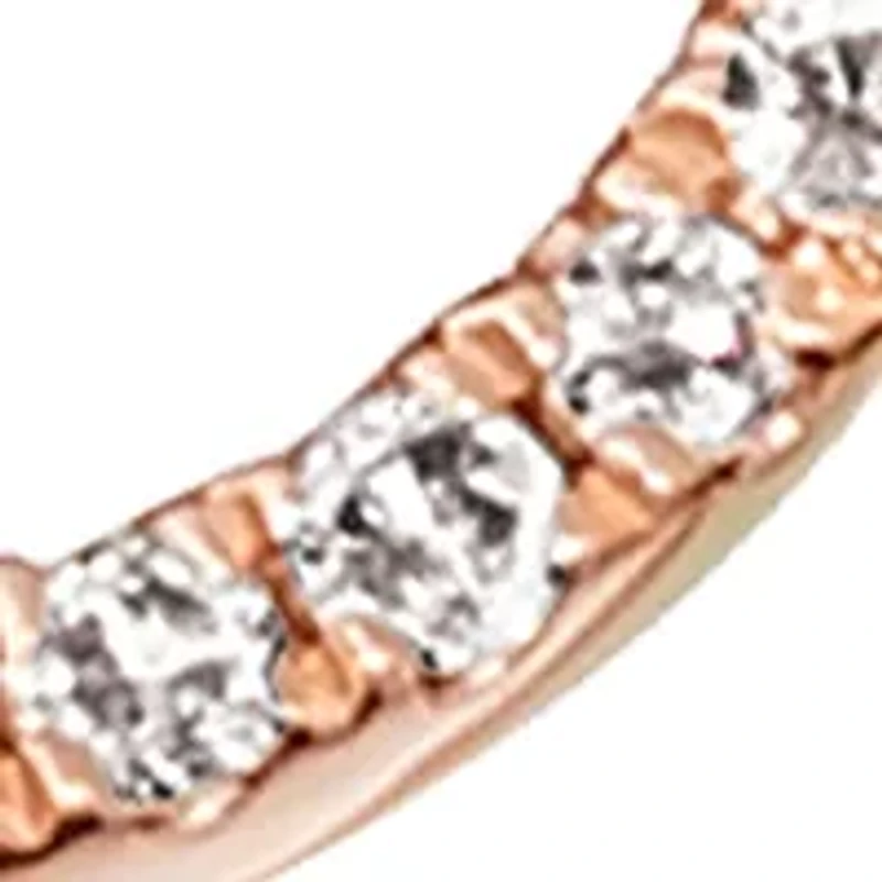 Chocolatier® LOVE Ring featuring 1/10 ct. t.w. Chocolate Diamonds®, Vanilla Diamonds® set in 14K Strawberry Gold®