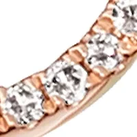 Chocolatier® LOVE Ring featuring 1/10 ct. t.w. Chocolate Diamonds®, Vanilla Diamonds® set in 14K Strawberry Gold®