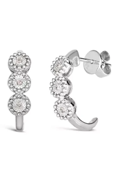 Earrings featuring 1/20 ct. t.w. Vanilla Diamonds® set in 14K Vanilla Gold®