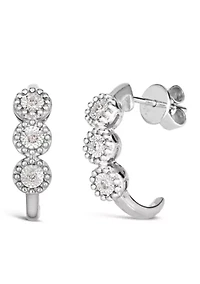 Earrings featuring 1/20 ct. t.w. Vanilla Diamonds® set in 14K Vanilla Gold®