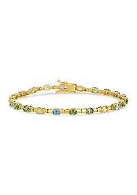  Bracelet featuring 4.25 ct. t.w. of Montana Sapphire Ombré™,  set in 14K Honey Gold™