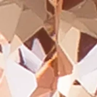 Earrings featuring 1 ct. t.w. Peach Morganite™, 1/5 ct. t.w. Chocolate Diamonds®, 1/2 ct. t.w. Nude Diamonds™ set in 14K Strawberry Gold®