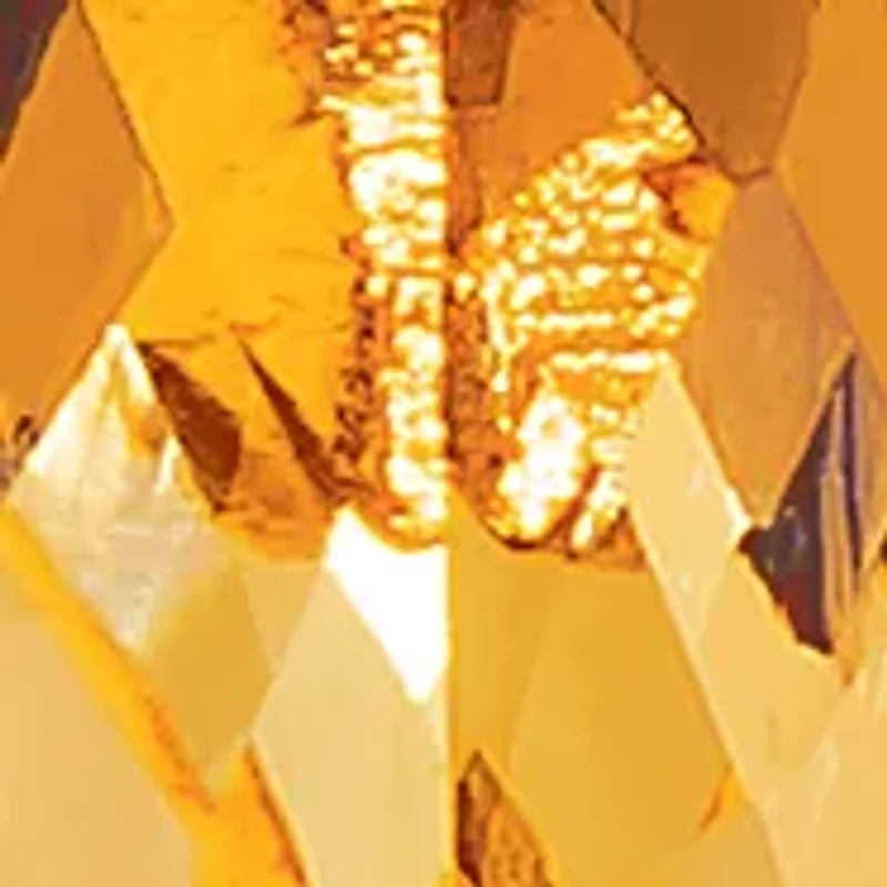 6 ct. t.w. Citrine, 1/10 ct. t.w. Chocolate Diamond®, and 1/3 ct. t.w. Nude Diamond™ Pendant Necklace in 14K Honey Gold™