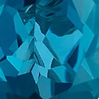 Pendant featuring 2.54 ct. t.w. Deep Sea Blue Topaz™, Chocolate Diamonds®, 1/4 ct. t.w. Nude Diamonds™ set in 14K Vanilla Gold®