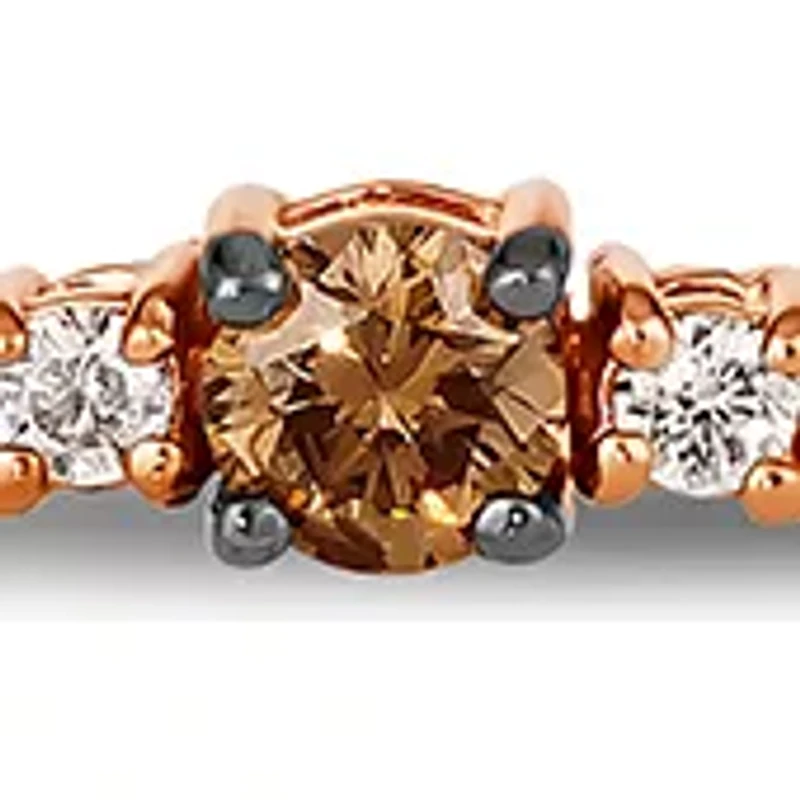 Bracelet featuring 1/2 ct. t.w. Chocolate Diamonds®, 7/8 ct. t.w. Nude Diamonds™  in 14K Strawberry Gold®