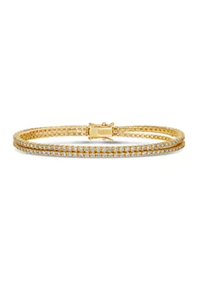 3.5 ct. t.w. Nude Diamonds™ Tennis Bracelet in 14K Honey Gold™