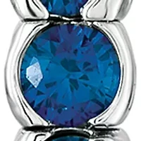  1/10 ct. t.w. Diamond and Ombré Sapphire Pendant Necklace in 14K White Gold