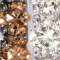 5/8 ct. t.w. Nude Diamonds™, 1/3 ct. t.w. Chocolate Diamonds® Earrings in 14k Vanilla Gold®