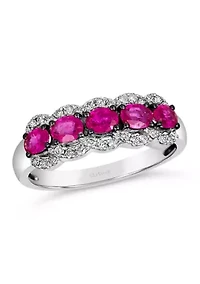 Ring featuring 1.13 ct. t.w. Passion Ruby®, 1/4 ct. t.w. Nude Diamonds™ set in 14K Vanilla Gold®