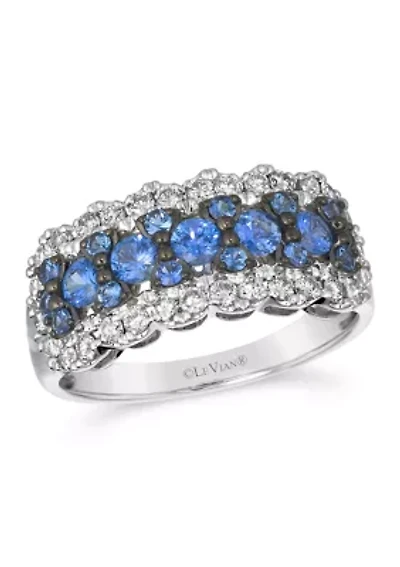 Le Vian® Ring featuring 3/4 cts. Blueberry Sapphire™, 1/2 cts. Nude Diamonds™ set in 14K Vanilla Gold®