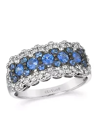 Le Vian® Ring featuring 3/4 cts. Blueberry Sapphire™, 1/2 cts. Nude Diamonds™ set in 14K Vanilla Gold®