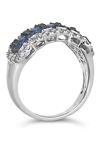 Le Vian® Ring featuring 3/4 cts. Blueberry Sapphire™, 1/2 cts. Nude Diamonds™ set in 14K Vanilla Gold®