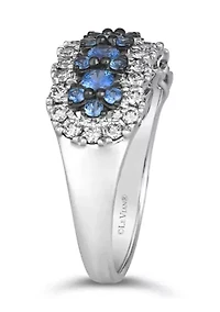 Le Vian® Ring featuring 3/4 cts. Blueberry Sapphire™, 1/2 cts. Nude Diamonds™ set in 14K Vanilla Gold®