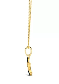 Pendant Necklace featuring 1/4 ct. t.w. Blueberry Sapphire™, Blackberry Diamonds® set in 14K Honey Gold™