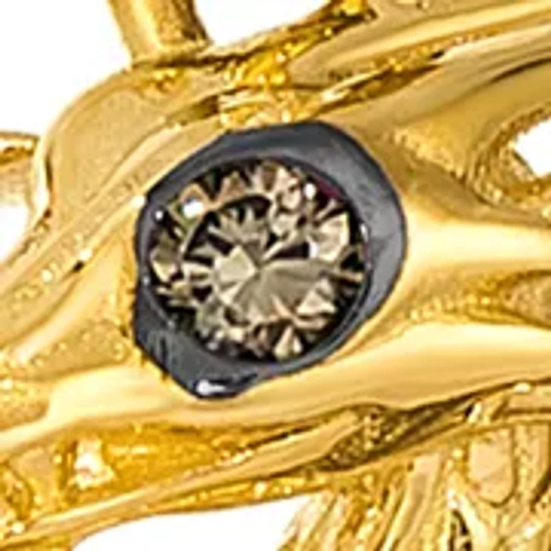 Chocolatier® Dragon Pendant featuring 1/10 ct. t.w. Chocolate Diamonds® set in 14K Honey Gold™