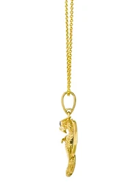 Chocolatier® Dragon Pendant featuring 1/10 ct. t.w. Chocolate Diamonds® set in 14K Honey Gold™