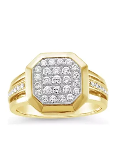 Men's 5/8 ct. t.w. Vanilla Diamonds® Ring in 14K Two Tone Gold