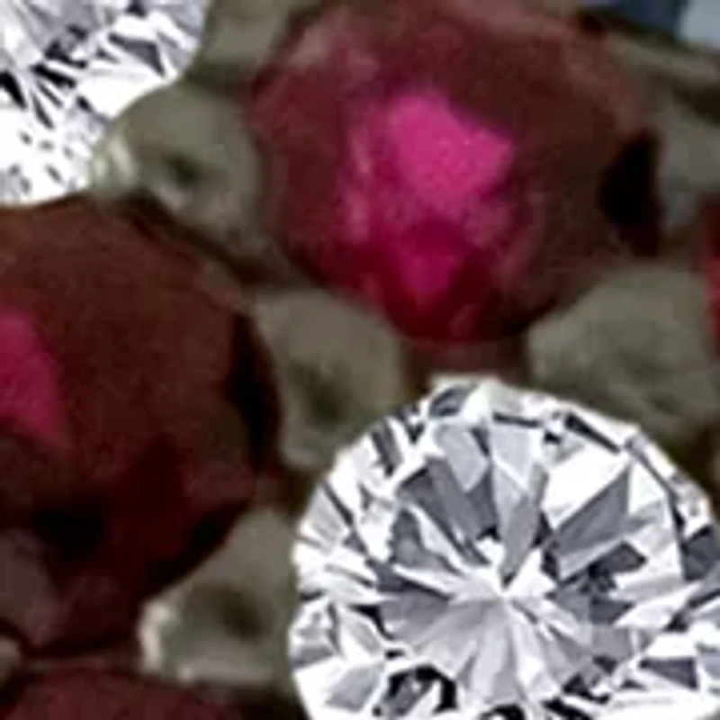 Ring featuring 5/8 ct. t.w. Passion Ruby™, 1/5 ct. t.w. Vanilla Diamonds® set in 14K Vanilla Gold®