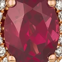 Chocolatier® Raspberry Rhodolite® Drop Earrings in 14k Strawberry Gold®