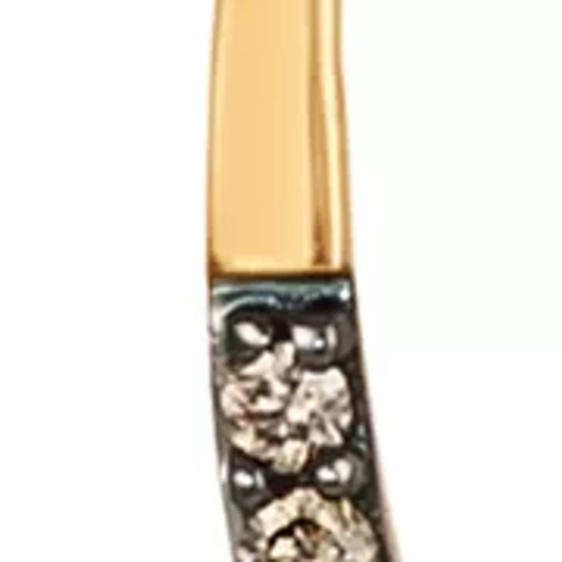 1/8 ct. t.w. Chocolate Diamonds®, 1/10 ct. t.w. Vanilla Diamonds® Chocolatier® Pendant Necklace in 14K Honey Gold™