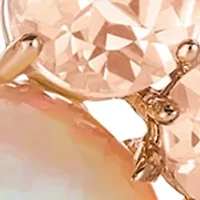 2.62 ct. t.w. Neopolitan Opal™, 3.2 ct. t.w. Peach Morganite™, 3/4 ct. t.w. Vanilla Topaz™ Necklace in 14K Strawberry Gold®