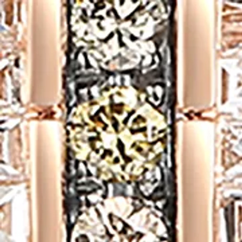 3/4 ct. t.w. Vanilla Diamonds®, 3/8 ct. t.w. Blackberry Diamonds®, 1/5 ct. t.w. Chocolate Diamonds® Earrings in 14K Strawberry Gold®