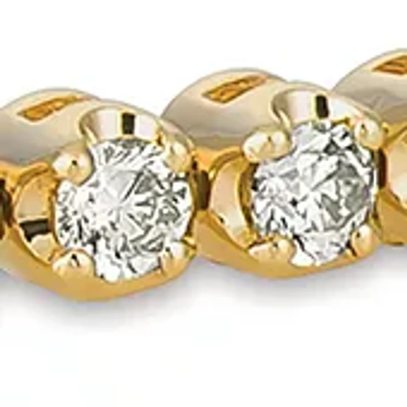 2.82 ct. t.w. Diamonds in 14K Honey Gold Bracelet