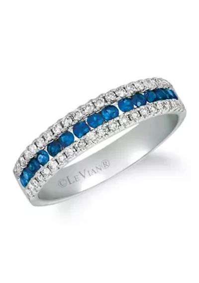 Ring featuring 3/8 ct. t.w. Blueberry Sapphire™, 1/3 ct. t.w. Nude Diamonds™ set in 14K Vanilla Gold®