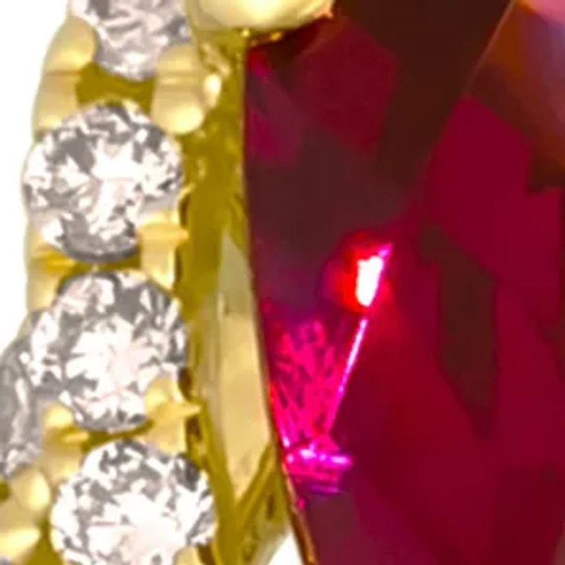 Ring featuring 4 ct. t.w. Pomegranate Garnet™, 1/2 ct. t.w. Nude Diamonds™ set in 14K Honey Gold™